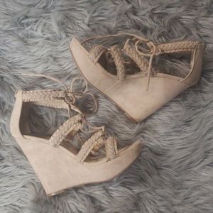 Strappy Wedges